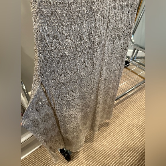Metallic Zara Maxi Dress NWT M - Picture 2 of 3